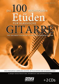 The 100 Most Essential Etudes for Classical Guitar Guitar and Fretted sheet music cover Thumbnail